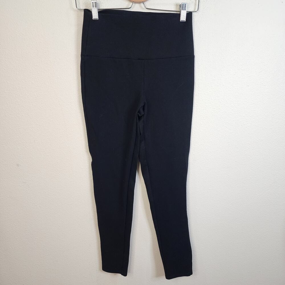 Lumiere Black Leggings Ponte Pants High Rise Size Small EUC